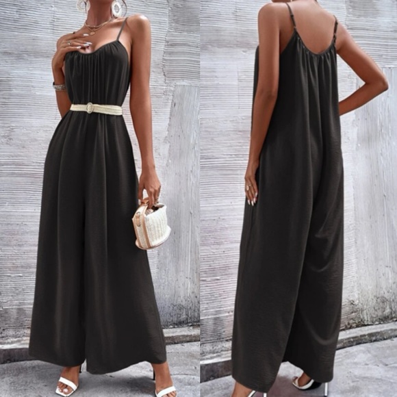 Boho wide leg cami jumpsuit - Picture 8 of 15